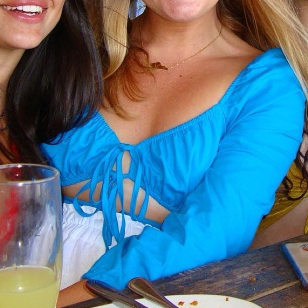 HYFVE Electric Blue Blouse